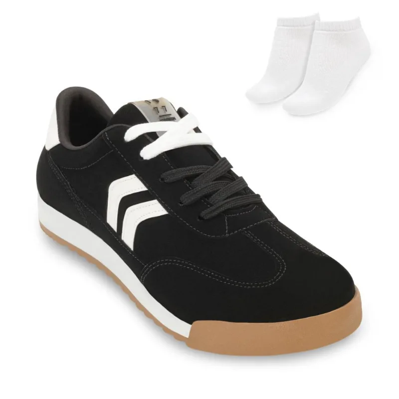 Tênis Casual Via Marte e Meia VM25-23700 34 / Preto/Branco