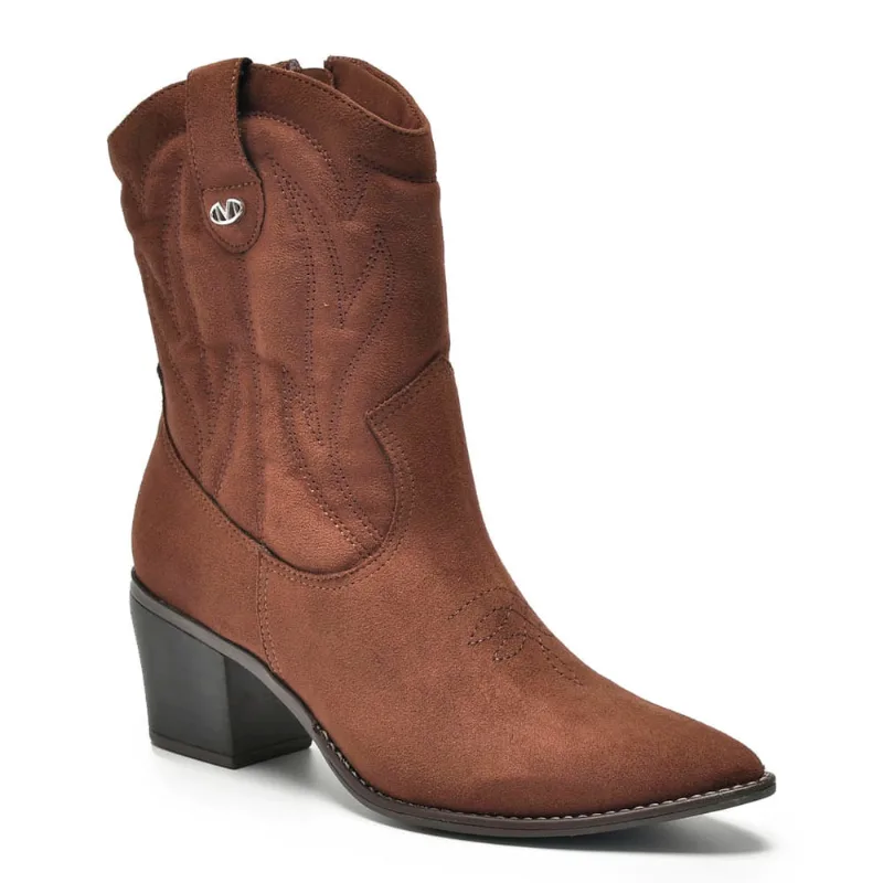 Bota Texana Feminina Via Marte Marrom 054-009-01 39