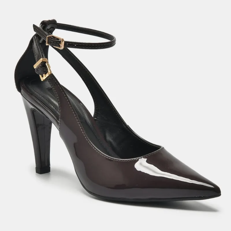 Sapato Scarpin Marrom 221-004-01 35