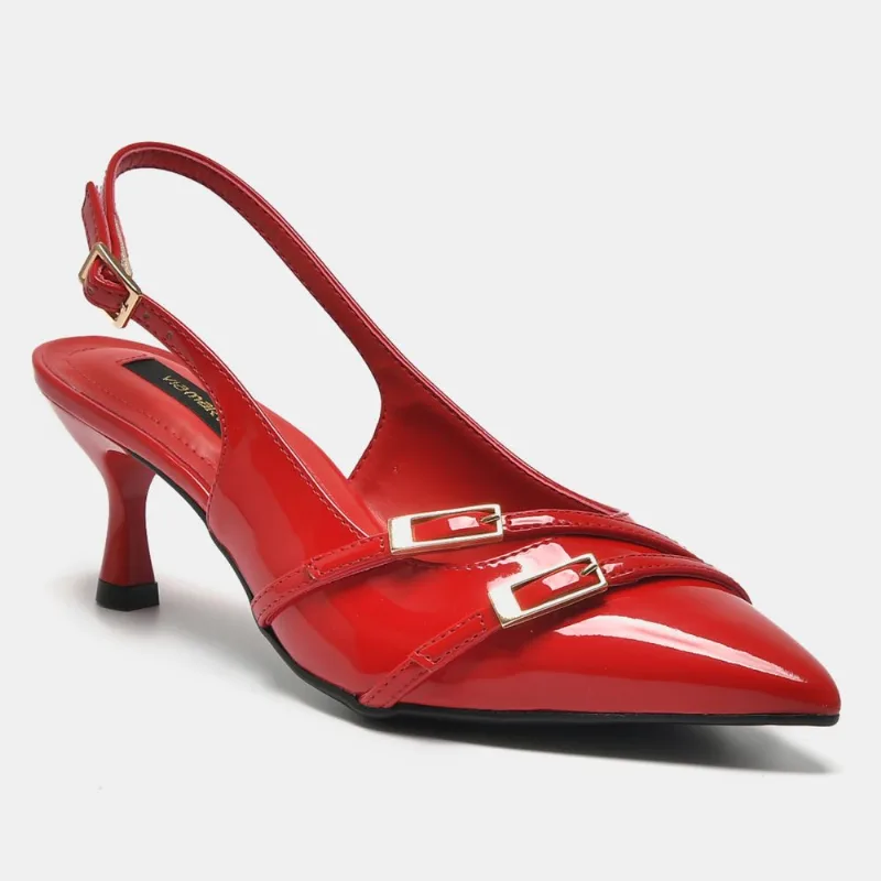 Sapato Slingback Vermelho 155-011-02 37