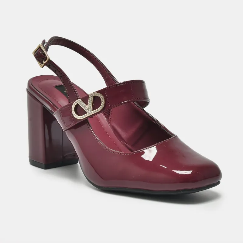 Sapato Slingback Bordo 062-022-01 40