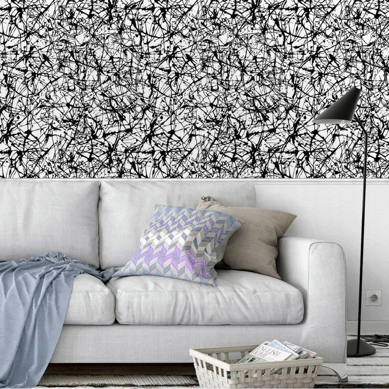 Papel De Parede Adesivo Lavável Abstrato 0054 - 1,50m X 58cm