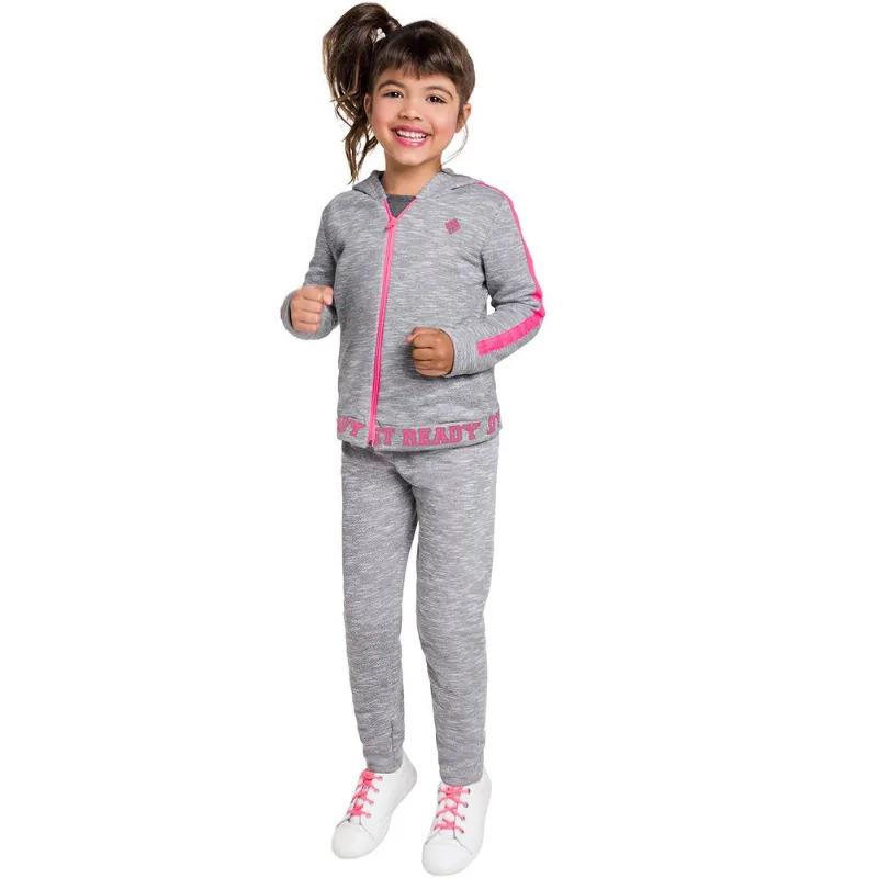Conjunto Infantil Feminino Jaqueta + Calça Kyly Moving 207034.6826.8