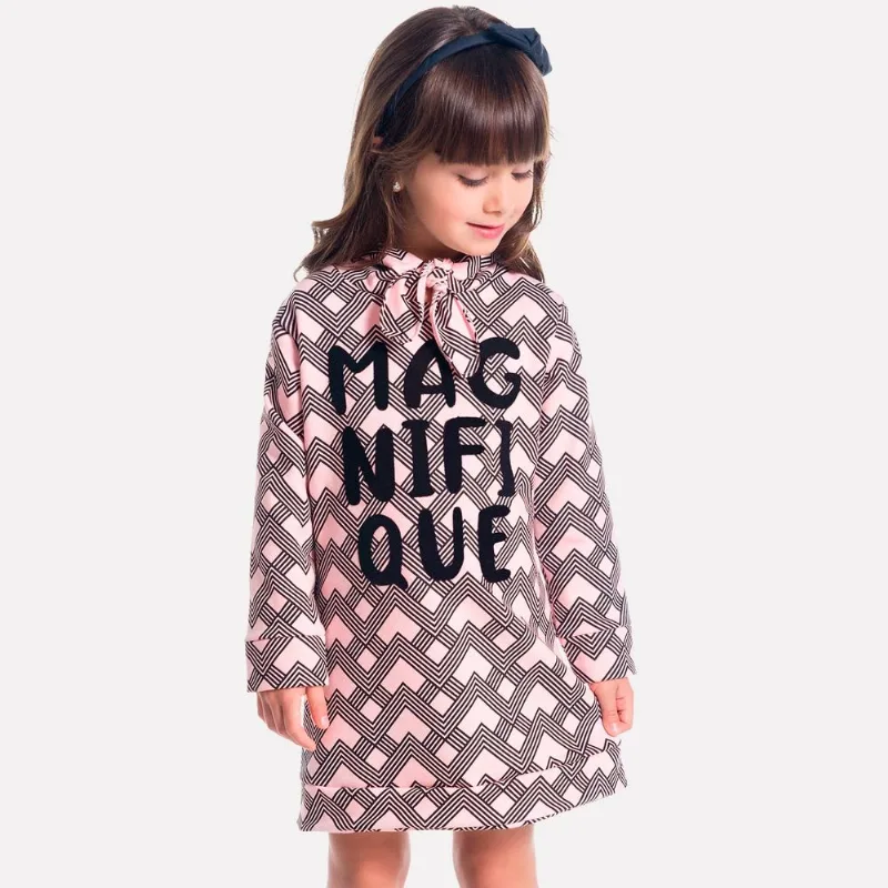 Vestido Infantil Milon Moletom M6501.0452.6