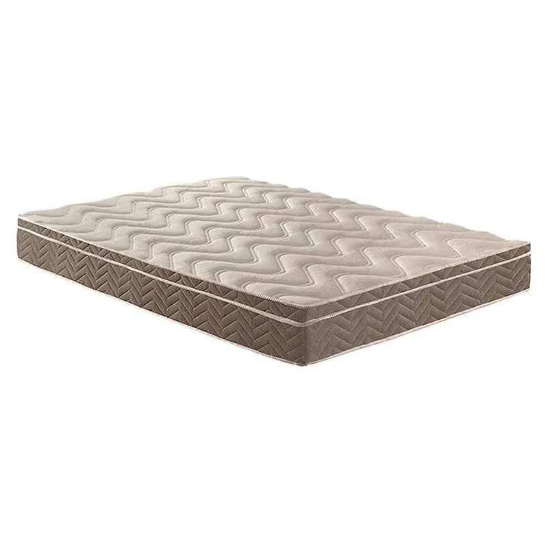 Colchão Queen Espuma D33 / ep Anatômico Confort Ultra Firme Euro Pillow Brown (158x198x17) - Paropas