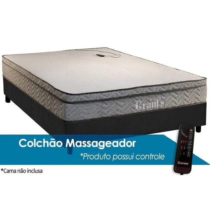 Colchão Casal D45 / ep c/Massagem / Grants Pillow(138x25)-Paropas