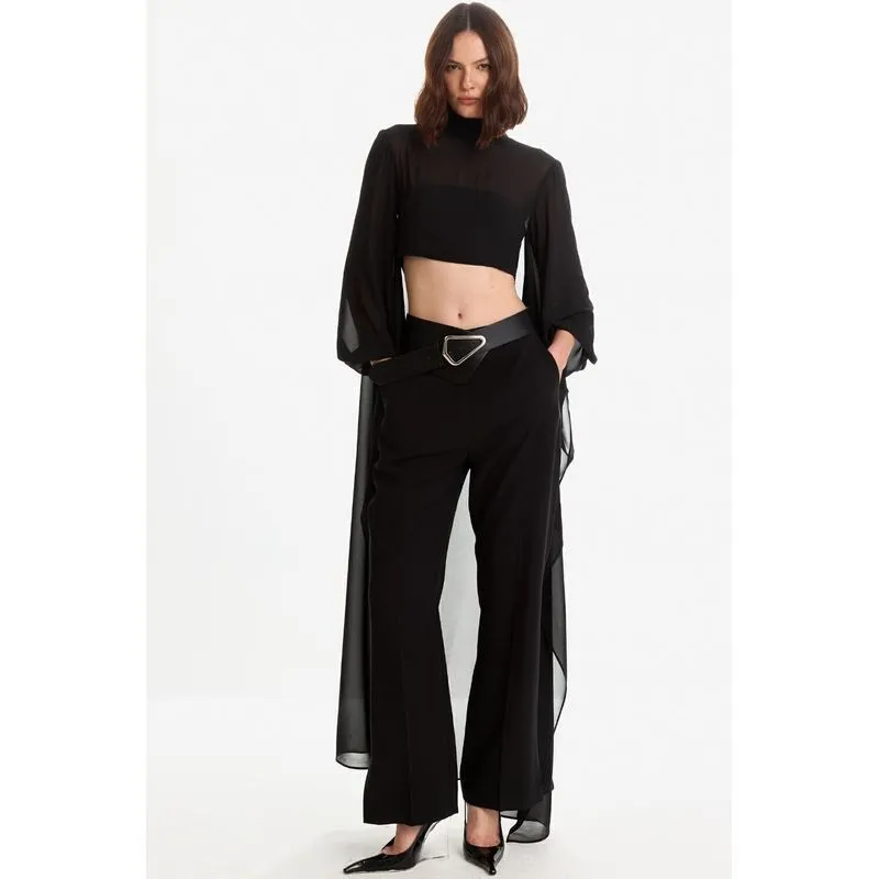 Blusa Capa Carlota Costa P / (Raven TC)