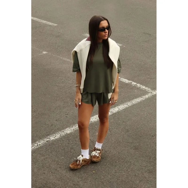 Blusa Básica Ritmi Studio G / VERDE (Bronze Green TC)