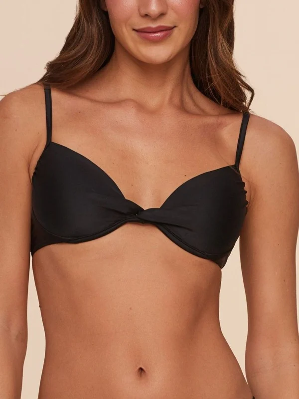 Top de Biquíni Liso Água Doce 077 / L