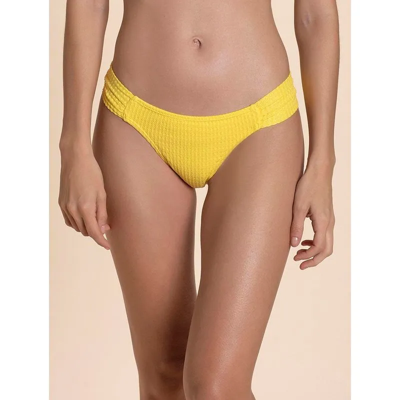 Tanga Lateral Média Lisos Embu AMARELO CELULAR P A