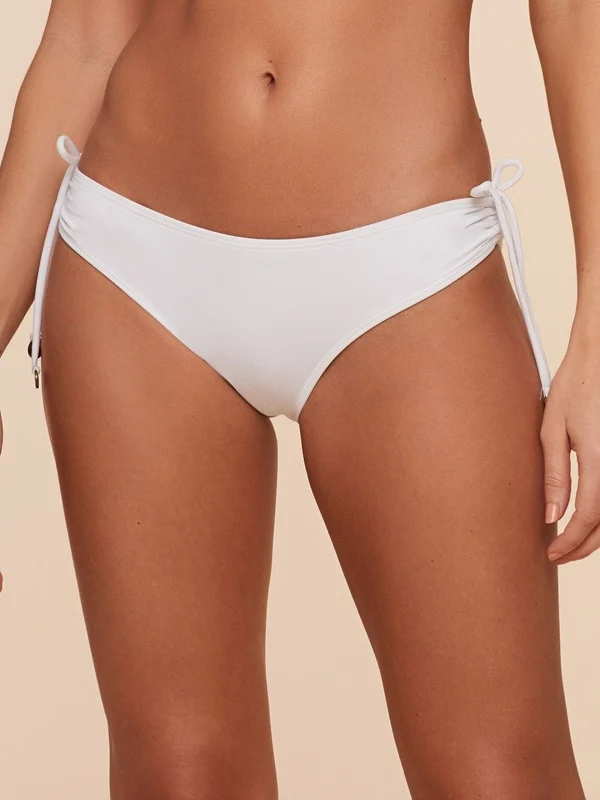 Tanga de Biquíni Liso Água Doce Branco / M