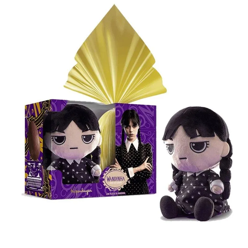 Ovo De Páscoa Wandinha Addams Kopenhagen Com Pelucia 120g