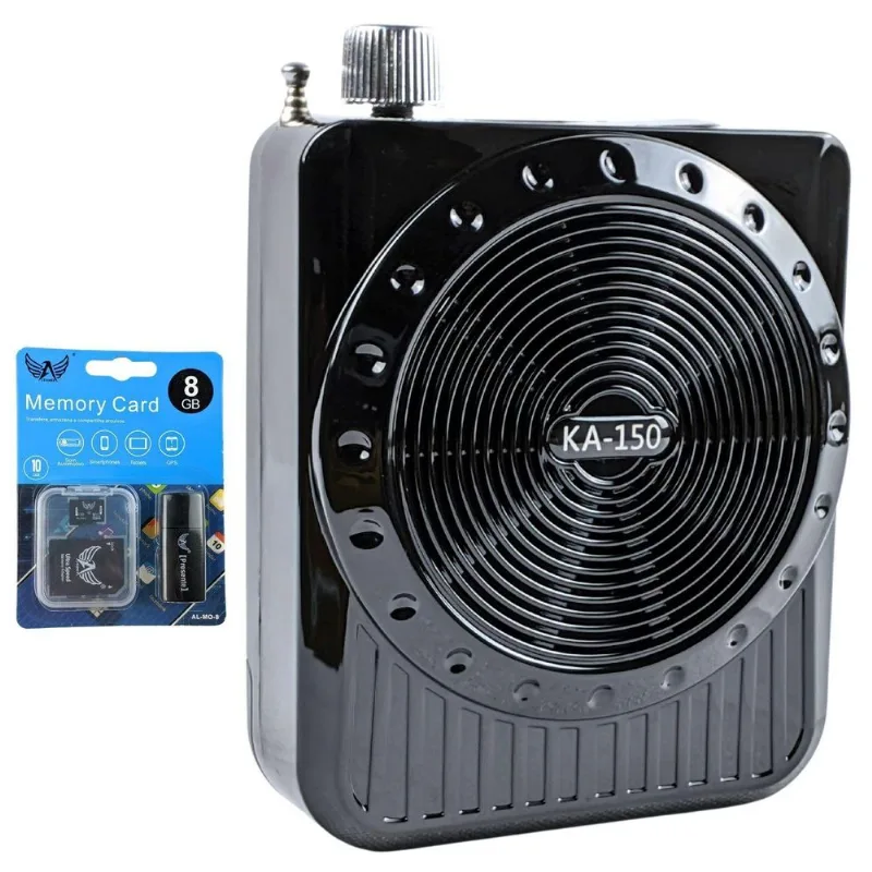 Kit Megafone Amplificador Voz Potente Conexão Usb Micro Sd