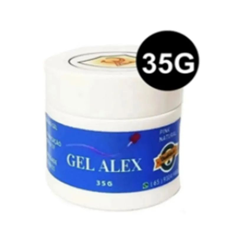 Gel Alex Rosa 35g Unha Nails Com Queratina Fortaleza Ceara