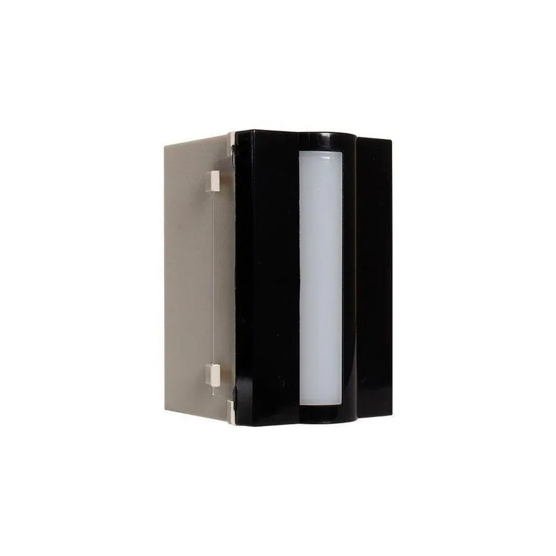 Módulo Balizador Horizontal Margirius Sleek Bivolt Preto 3000k Luz Amarela