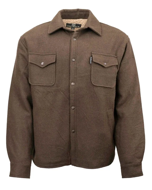 Outback Trading Mens Phoenix Jacket Brown / X-Large