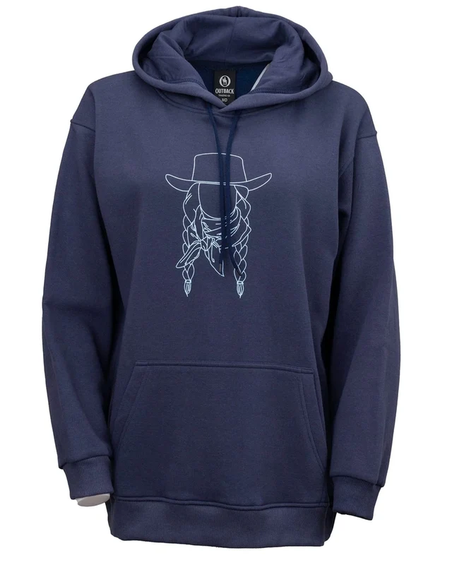 Outback Trading Ladies Mikayla Hoodie Midnight / Large