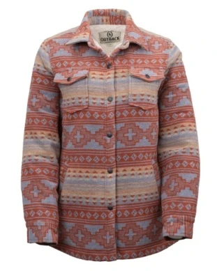 Outback Trading Company Women's C'anne Aztec Print Jacket 1X