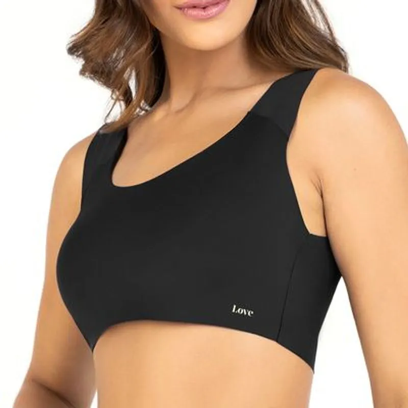 Sutiã Top com Bojo Love Secret Microfibra Preto