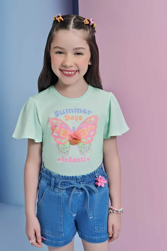 Blusa em Meia Malha Infanti