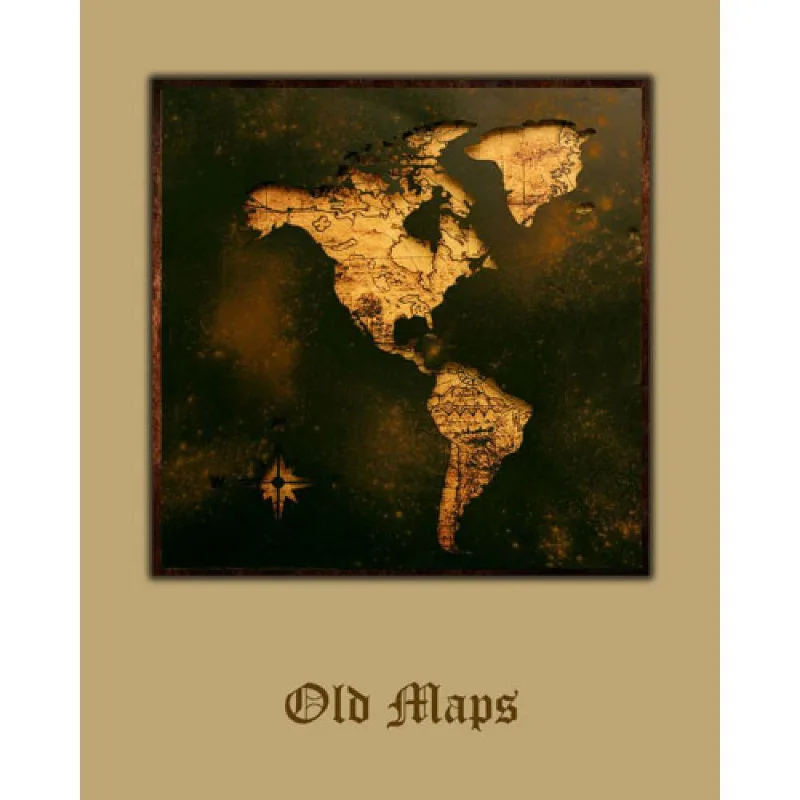 Quadros Decorativos em Canvas Mapa 1 branca 90 X 90