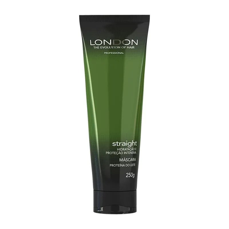 Mascara Revitalizadora Intensiva Dos Cabelos Straight - 250g London Comesticos