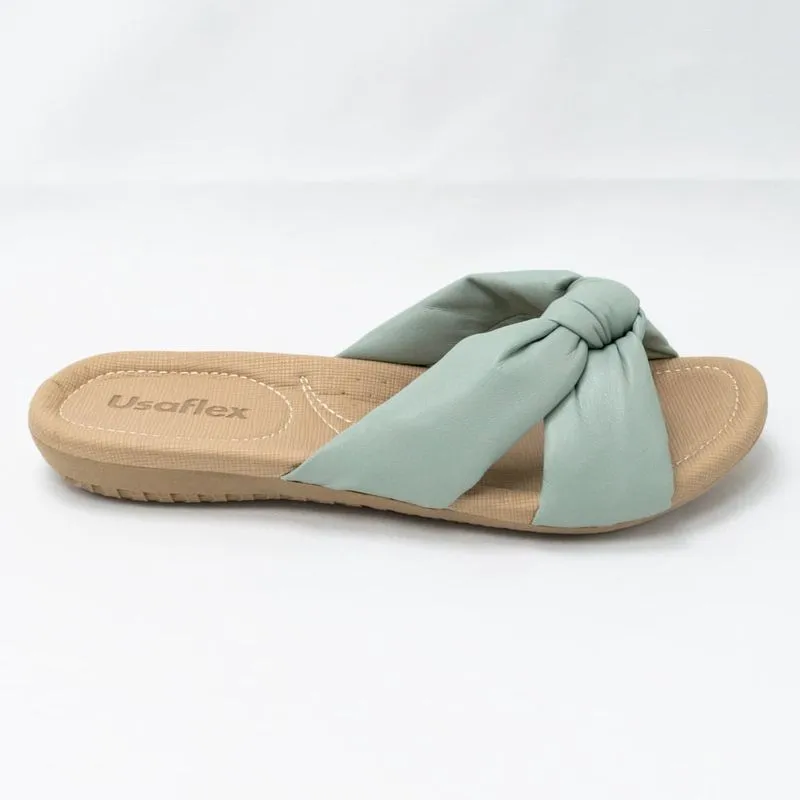 Chinelo Usaflex R1850 Couro Legítimo