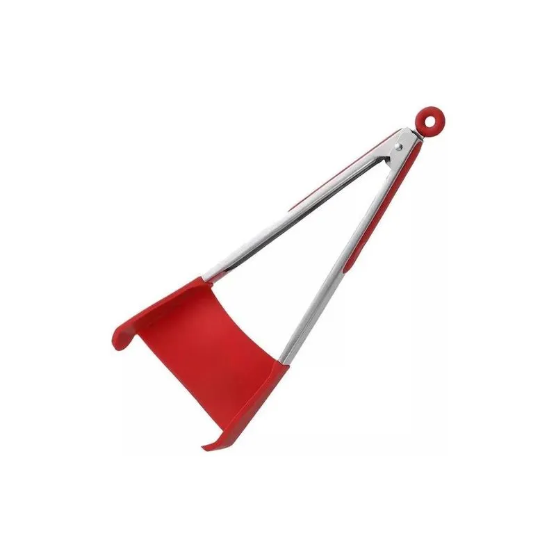 Espátula C/ Pegador Inox E Silicone 2 Em 1 Casa Cozinha