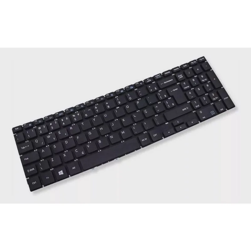 Teclado Para Notebook Samsung Expert X30 Np350xaa-kd1br Np350xaa-kd2br, ABNT2 br Cor Preto