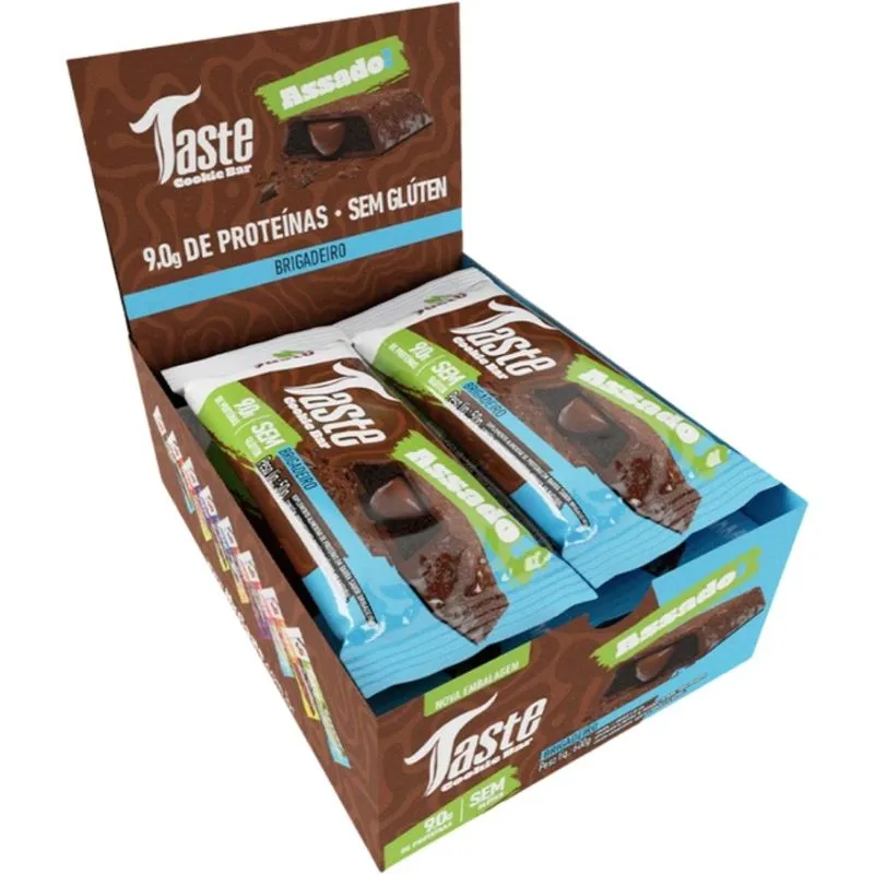 Barra de Proteína 50g - Mrs Taste 12 unidades;Sabor:Brigadeiro