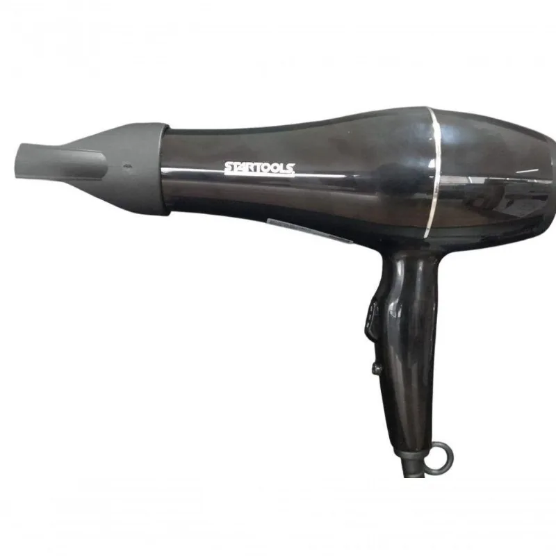 Secador de Cabelo Profissional 1800W 2 Níveis de Temperatura Preta Startools 110V