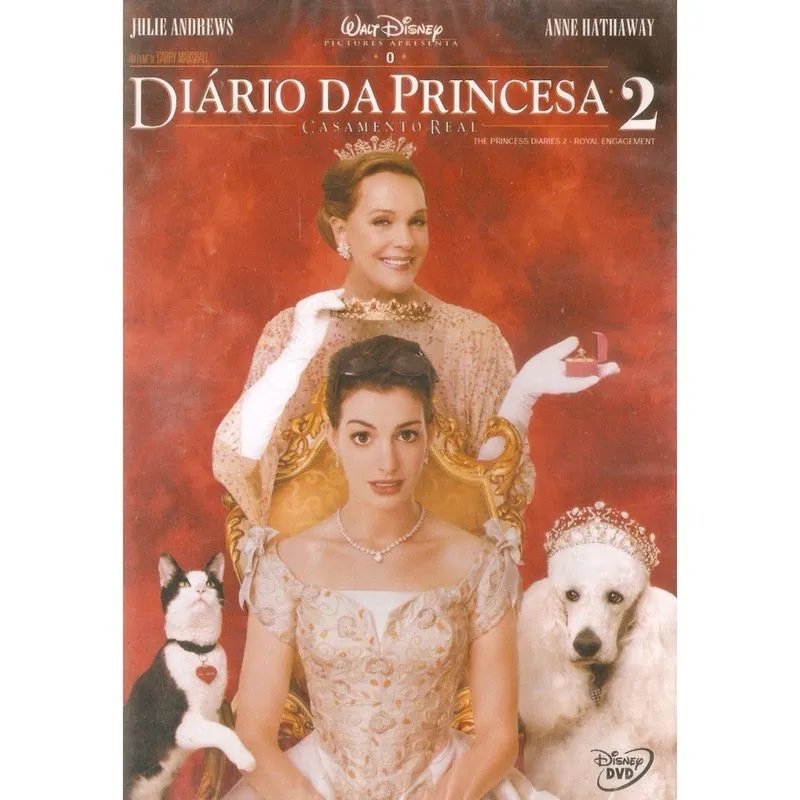 Dvd O Diário Da Princesa 2 - Casamento Real