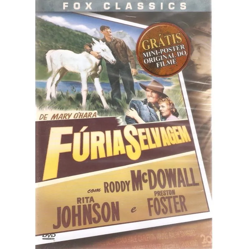 Dvd Fúria Selvagem - Roddy Mcdowall