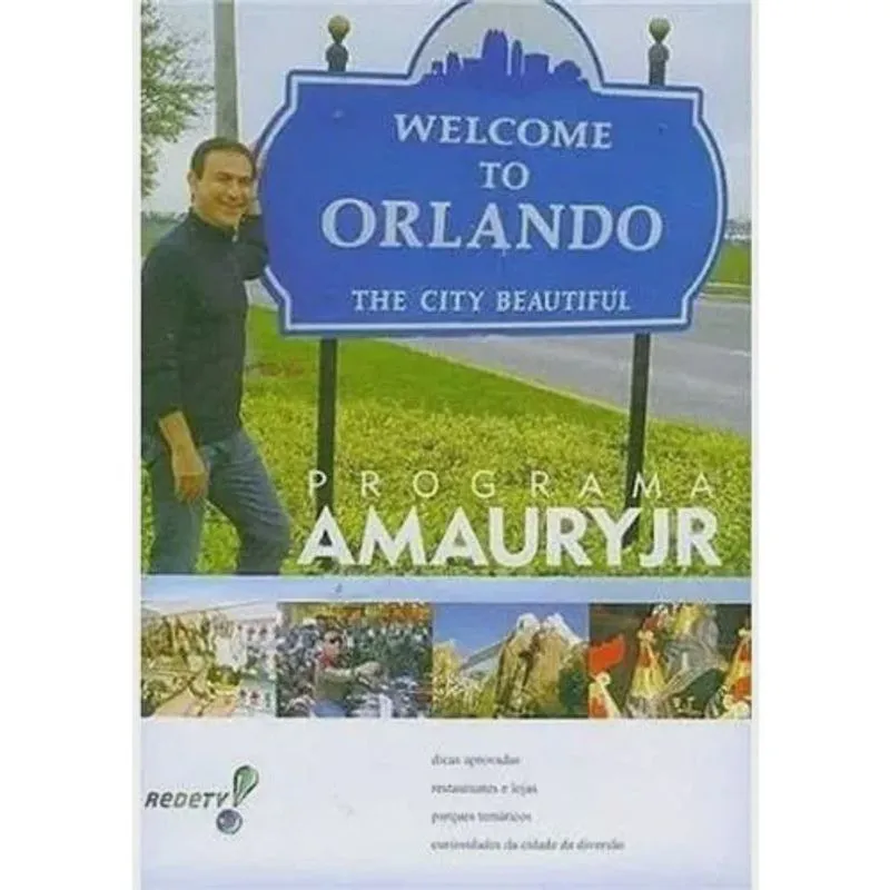 Programa Amaury Jr Welcome To Orlando dvd original lacrado
