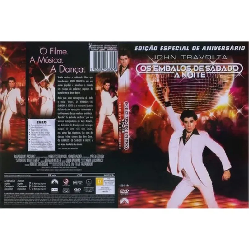 Os embalos de sabado a noite Dvd original lacrado