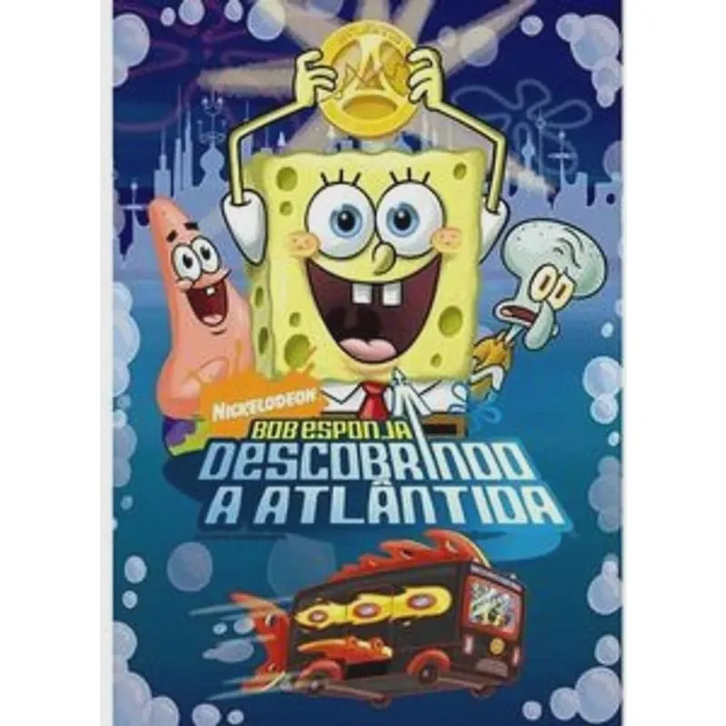 Bob Esponja Descobrindo A Atlantida dvd original lacrado