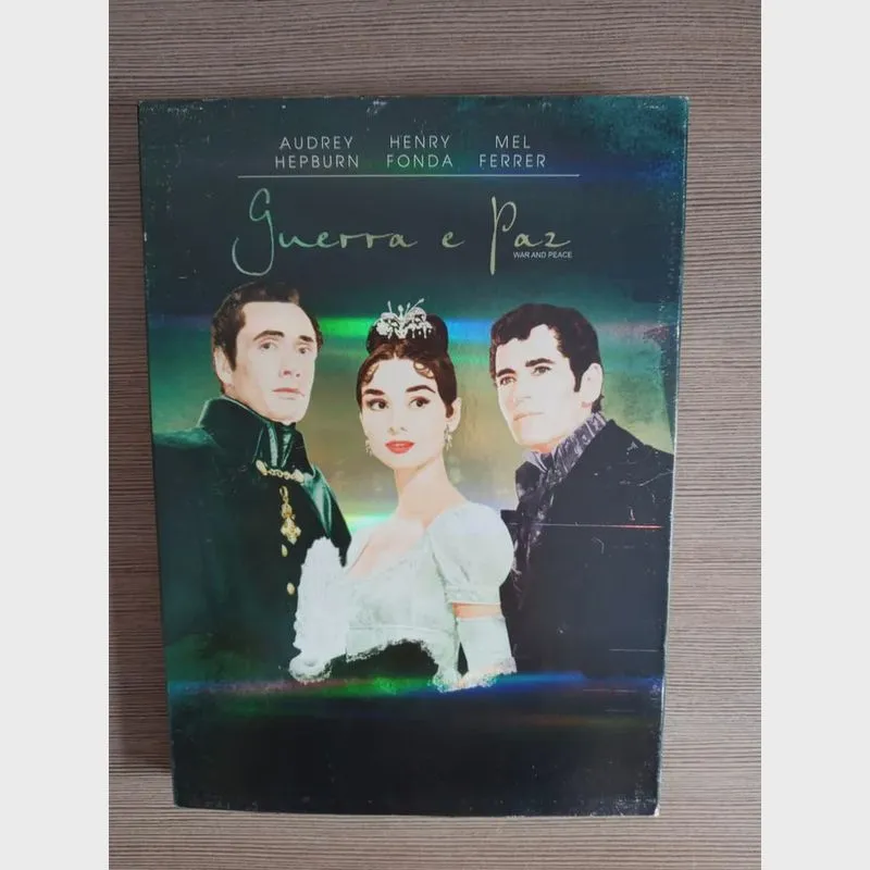 Guerra e paz com luva dvd original lacrado