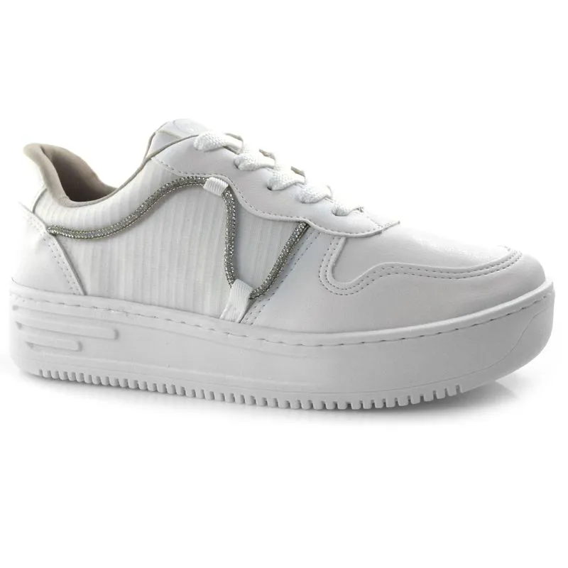 Tênis Casual Feminino Via Marte Branco 23-5702-01 37
