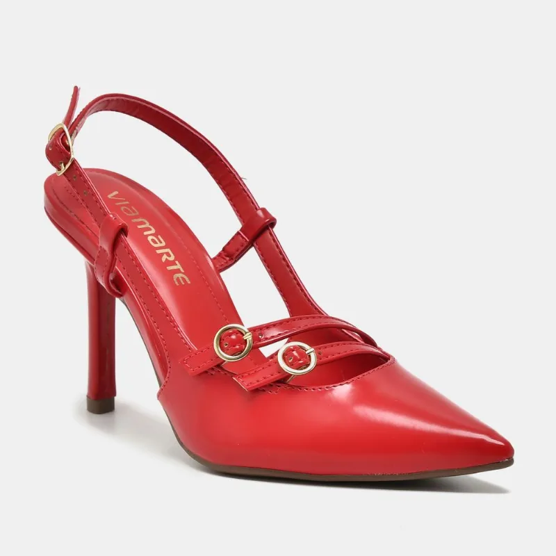 Sapato Slingback Vermelho 044-007-01 39