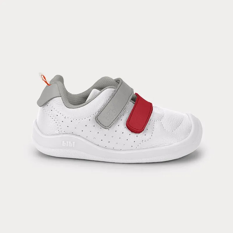 Tênis Infantil Bibi Fisioflex 5.0 Branco com Vermelho 18