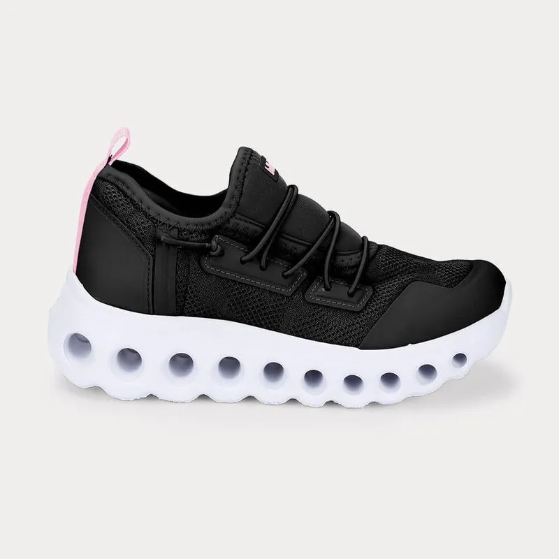Tênis Infantil Bibi Roller Sport Preto com Rosa 31