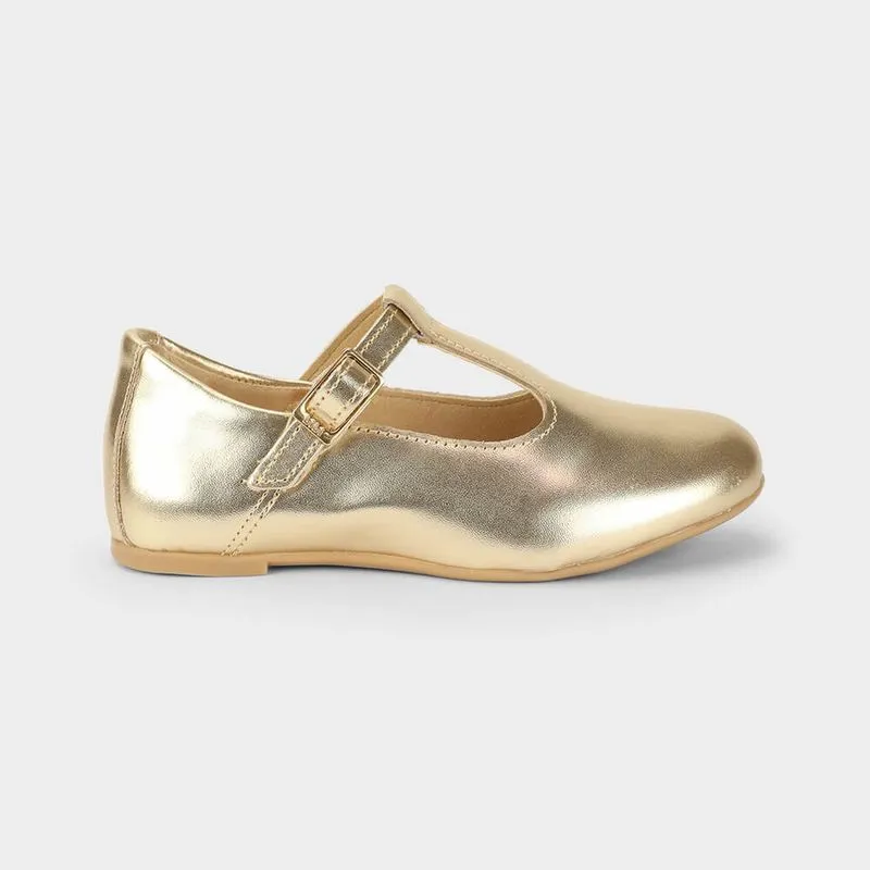 Sapatilha Infantil Bibi Ballerina Basic Dourada 29