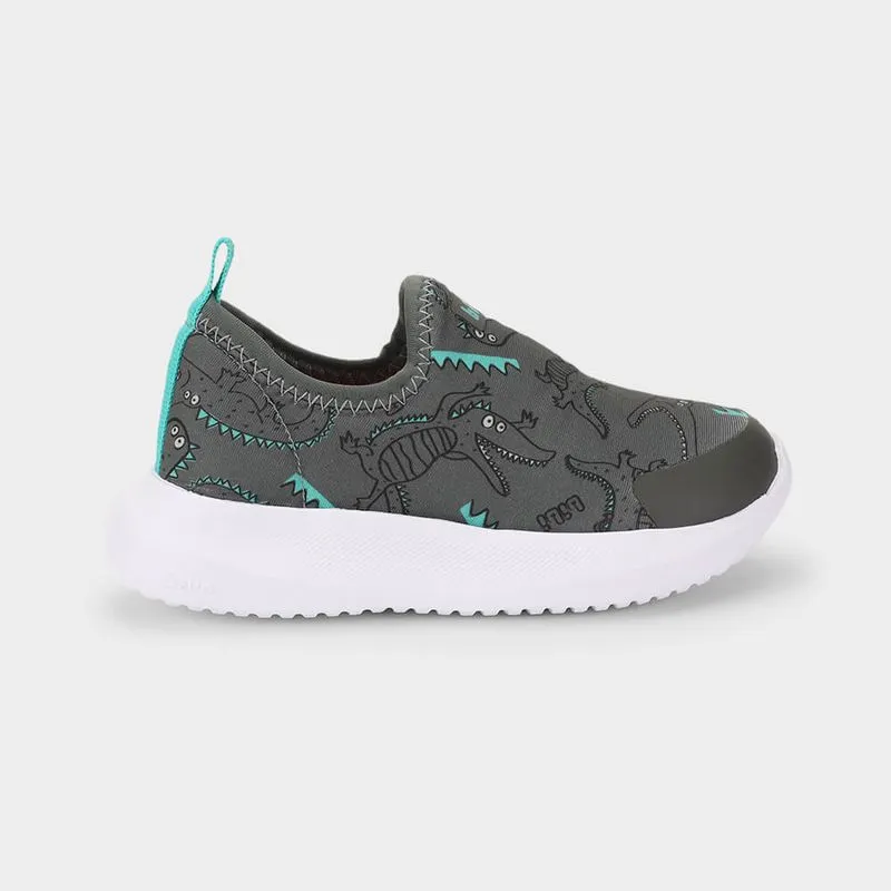 Tênis Infantil Bibi Flash Cinza de Jacaré 26