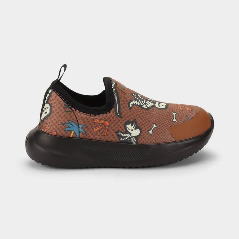 Tênis Infantil Bibi Flash Marrom de Dinossauro 26