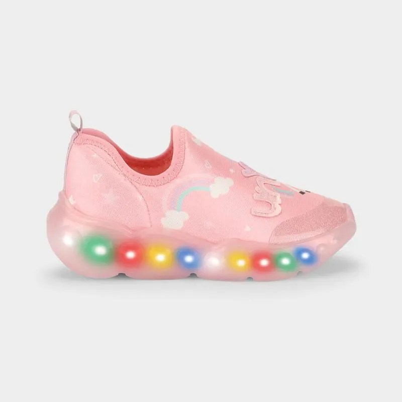 Tênis Infantil de Luz Bibi Roller Celebration 3.0 Rosa de Unicórnio 27