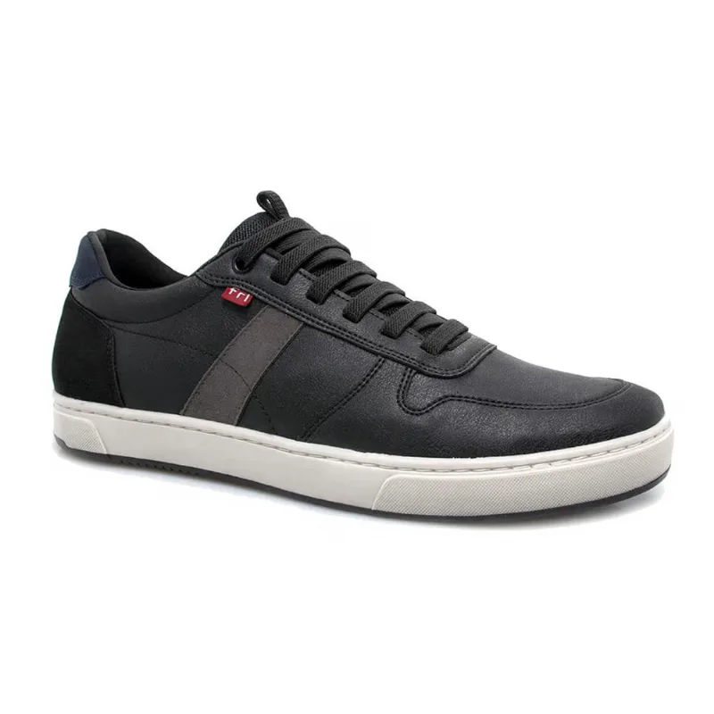 Sapatênis Casual Ferricelli Accord Techfeet Conforto - Preto
