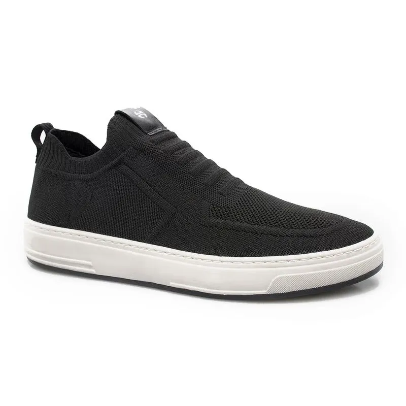 Tênis Casual Ferricelli Knit Rover Masculino Preto 40