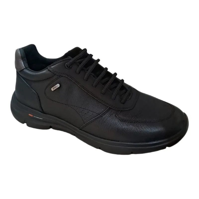 Tênis Masculino + Leve Ferricelli Tesla + Alto 4cm - Preto