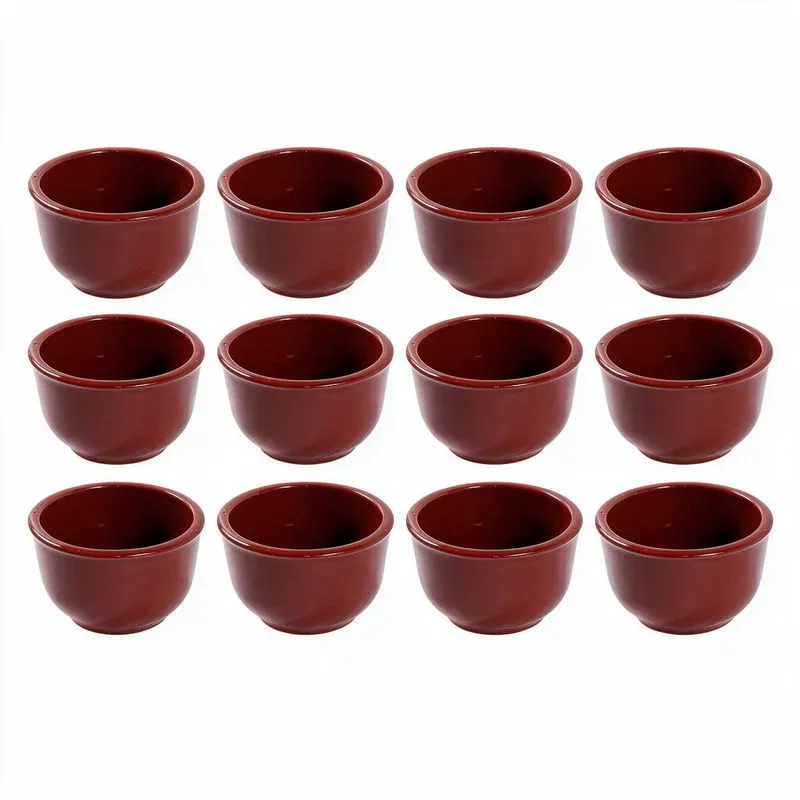 Kit 12 Cumbucas Médias Para Feijoada E Caldos Tigela Resistente Servir Porções