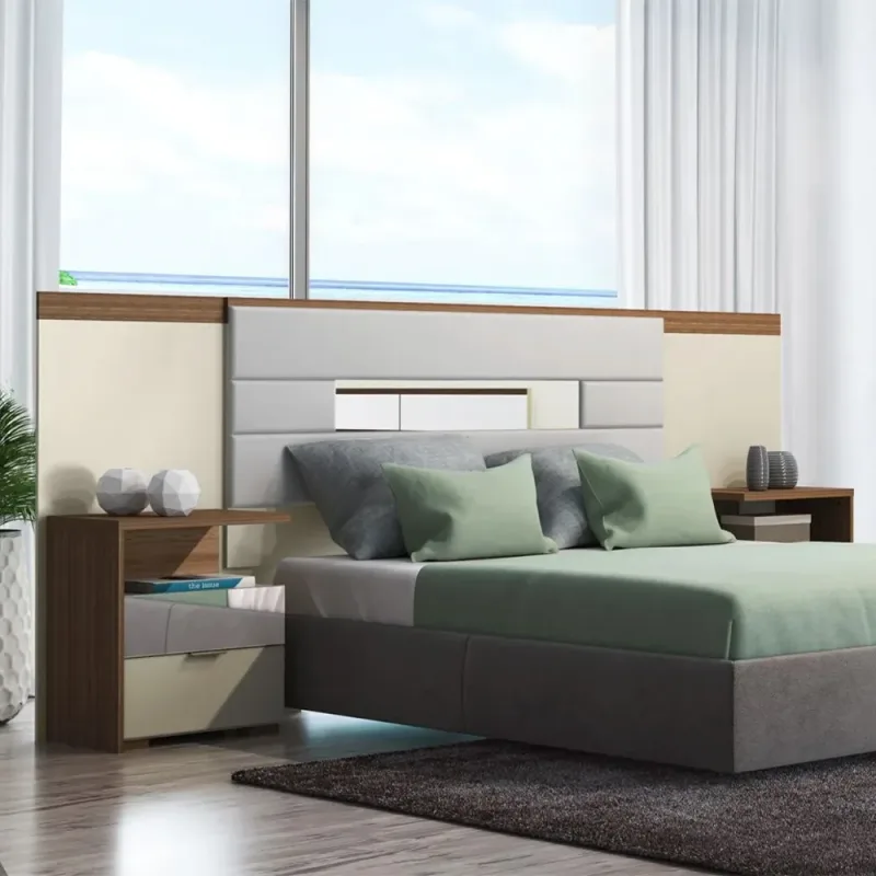 PAINEL CABECEIRA CASAL REGÊNCIA-FREIJO AC OFF WHIT *LIQUIDAÇÃO